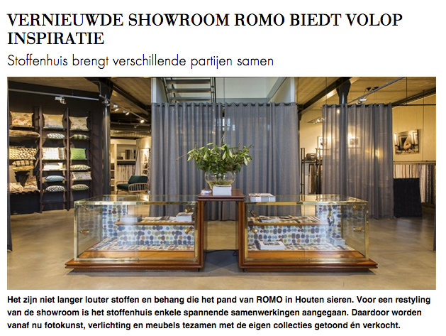 ROMO Fabrics | new showroom